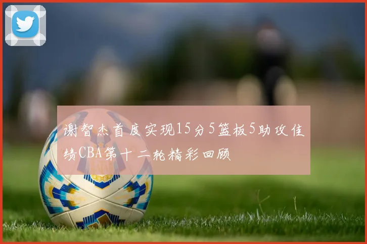 谢智杰首度实现15分5篮板5助攻佳绩CBA第十二轮精彩回顾